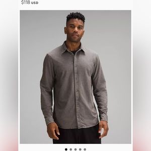 Lululemon commission long sleeve shirt. Worn once. A little too large.
